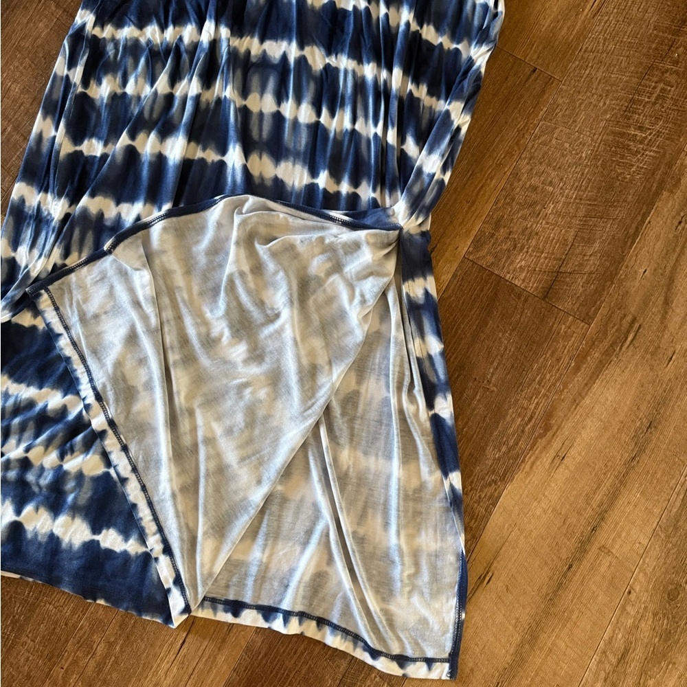 Design History Navy and White Tie-Dye Maxi Dress - Picture 6 of 6